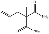 Propanediamide,  2-methyl-2-(2-propenyl)-  (9CI) Struktur