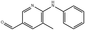 5-Methyl-6-(phenylaMino)nicotinaldehyde Struktur