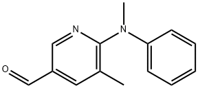 5-Methyl-6-(Methyl(phenyl)aMino)nicotinaldehyde Struktur