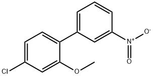 4-Chloro-2-Methoxy-1-(3-nitrophenyl)benzene Struktur