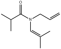 Propanamide,  2-methyl-N-(2-methyl-1-propenyl)-N-2-propenyl-  (9CI) Struktur