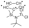 DIMETHYLSILYL (T-BUTYLAMIDO)(CYCLOPENTADIENYL) TITANIUM DICHLORIDE Struktur