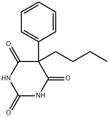 5-Butyl-5-phenylbarbituric acid Struktur