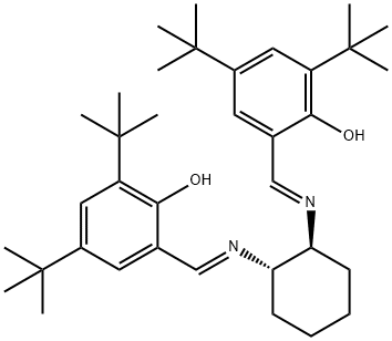 (S,S)-(+)-N,N'-BIS(3,5-DI-TERT-BUTYLSALICYLIDENE)-1,2-CYCLOHEXANEDIAMINE Struktur