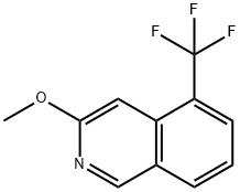 5-(trifluoroMethyl)-3-Methoxyisoquinoline Struktur