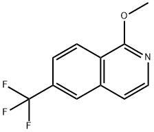 6-(trifluoroMethyl)-1-Methoxyisoquinoline Struktur