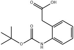 BOC-(2-AMINOPHENYL)ACETIC ACID Struktur