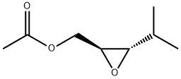 Oxiranemethanol,3-(1-methylethyl)-,acetate,(2S-trans)-(9CI) Struktur