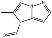 1H-Imidazo[1,2-b]pyrazole-1-carboxaldehyde, 2-methyl- (9CI) Struktur