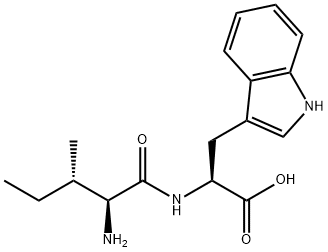 H-ILE-TRP-OH Struktur