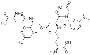 2-(glutathione-yl)-N,N,N',N'-tetramethyl-4-phenylenediamine Struktur