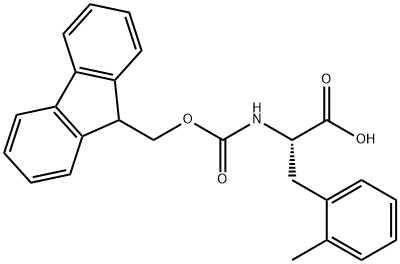 DL-N-FMOC-2'-METHYLPHENYLALANINE Struktur