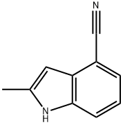 4-Cyano-2-Methyl-1H-indole Struktur