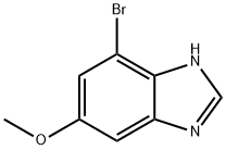 7-Bromo-5-methoxy-1H-benzo[d]imidazole Struktur