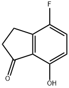 4-氟-7-羥基-2,3-二氫-1H-茚-1-酮, 136191-16-7, 結(jié)構(gòu)式