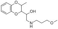 α-[[(3-Methoxypropyl)amino]methyl]-3-methyl-1,4-benzodioxane-2-methanol Struktur