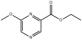 6-Methoxy-2-pyrazinecarboxylic acid ethyl ester Struktur