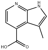 3-Methyl-7-azaindole-4-carboxylic acid Struktur