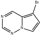 5-Bromo-pyrrolo[2,1-f][1,2,4]triazine Struktur