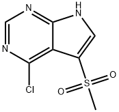 4-Chloro-5-(Methylsulfonyl)-7H-pyrrolo[2,3-d]pyriMidine|4-氯-5-(甲基磺?；?-7H-吡咯并[2,3-D]嘧啶