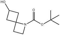 1-Boc-6-hydroxy-1-azaspiro[3.3]heptane Struktur