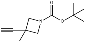 1-Boc-3-ethynyl-3-methylazetidine Struktur