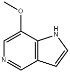 1H-Pyrrolo[3,2-c]pyridine, 7-Methoxy- Struktur