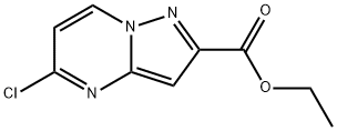 ETHYL 5-CHLOROPYRAZOLO[1,5-A]PYRIMIDINE-2-CARBOXYLATE Struktur