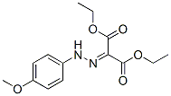 2-(4-Methoxyphenyl)hydrazonomalonic acid diethyl ester Struktur