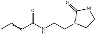 N-[2-(2-oxoimidazolidin-1-yl)ethyl]crotonamide  Struktur