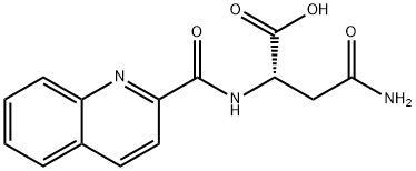 N-(2-QUINOLYLCARBONYL)-L-ASPARAGINE Structure