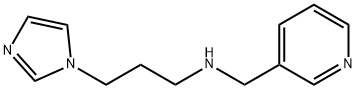 3-(1H-imidazol-1-yl)-N-(3-pyridinylmethyl)-1-propanamine Struktur