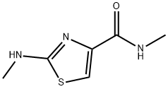 N-Methyl-2-(MethylaMino)-1,3-thiazole-4-carboxaMide Struktur