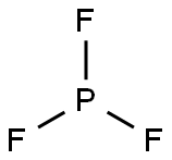 PHOSPHORUS TRIFLUORIDE Struktur