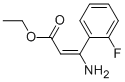 3-AMINO-3-(2-FLUOROPHENYL)-2-PROPENOIC ACID ETHYL ESTER Struktur