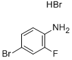 4-BROMO-2-FLUOROANILINE HYDROBROMIDE Struktur