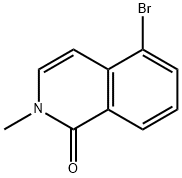 5-broMo-2-Methylisoquinolin-1(2H)-one Struktur