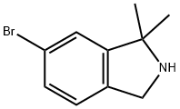 5-Bromo-3,3-dimethyl-1,2-dihydroisoindole Struktur