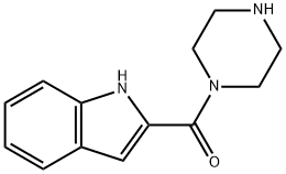 2-(piperazin-1-ylcarbonyl)-1H-indole Struktur