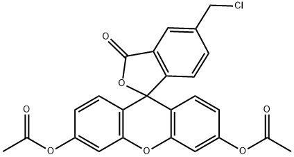 5-CHLOROMETHYLFLUORESCEIN DIACETATE Struktur