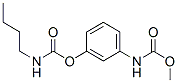 N-[3-[(N-Butylcarbamoyl)oxy]phenyl]carbamic acid methyl ester Struktur