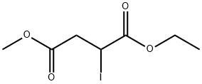 Butanedioic acid, iodo-, 1-ethyl 4-methyl ester (9CI) Struktur