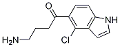 1-Butanone, 4-aMino-1-(4-chloro-1H-indol-5-yl)- Struktur