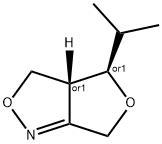 3H,6H-Furo[3,4-c]isoxazole,3a,4-dihydro-4-(1-methylethyl)-,cis-(9CI) Struktur