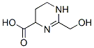 4-Pyrimidinecarboxylic acid, 1,4,5,6-tetrahydro-2-(hydroxymethyl)- (9CI) Struktur