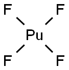 Plutonium(IV) fluoride Struktur