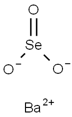 Barium selenite Struktur