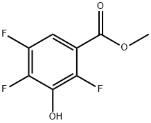 2,4,5-TRIFLUORO-3-HYDROXYBENZOIC ACID METHYL ESTER Struktur