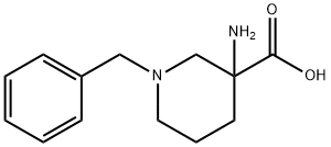 3-AMINO-1-BENZYL-PIPERIDINE-3-CARBOXYLIC ACID Struktur