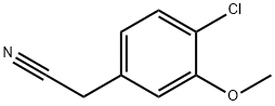 (4-CHLORO-3-METHOXYPHENYL)ACETONITRILE Struktur